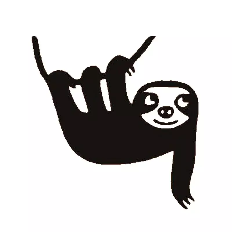Car Sticker LAZY SLEEP SLOTH Car Accessories Fashion Personality Car Stickers To Cover Scratches PVC,15CM