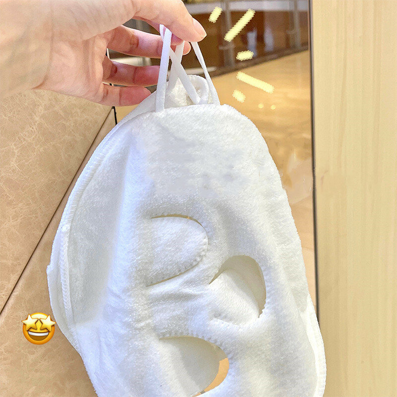 1 Stuk Warm Kompres Katoenen Handdoek Spa Gezicht Handdoek Masker Gezicht Open Poriën Hydraterende Steamer Warme Koude Huidverzorging Vrouwen Make-Up Tool 2 #