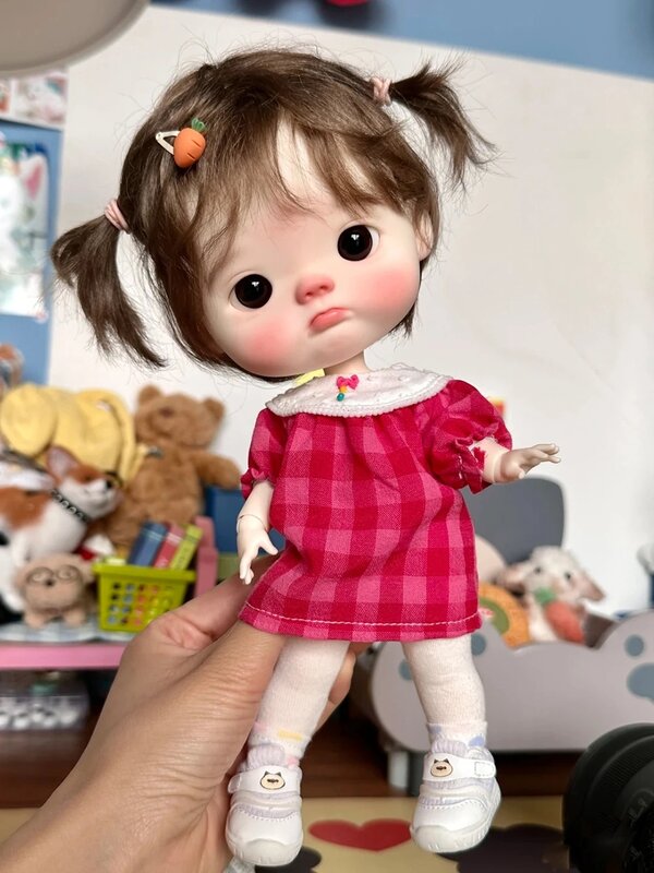 BJD doll 1/6-dianmei large head series doll resin material DIY makeup doll model toy Multiple combinations can be shipped for fr