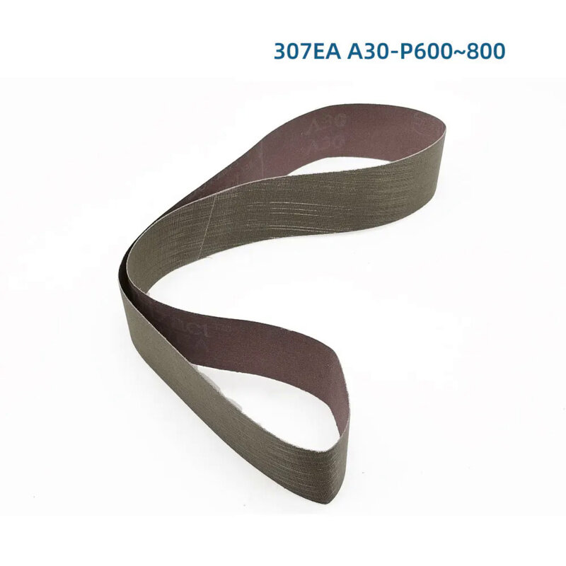 حزام صنفرة من الفولاذ المقاوم للصدأ للتلميع ، Trizact 307EA ، A6 ، A16 ، A30 ، ong-x40 ، 6