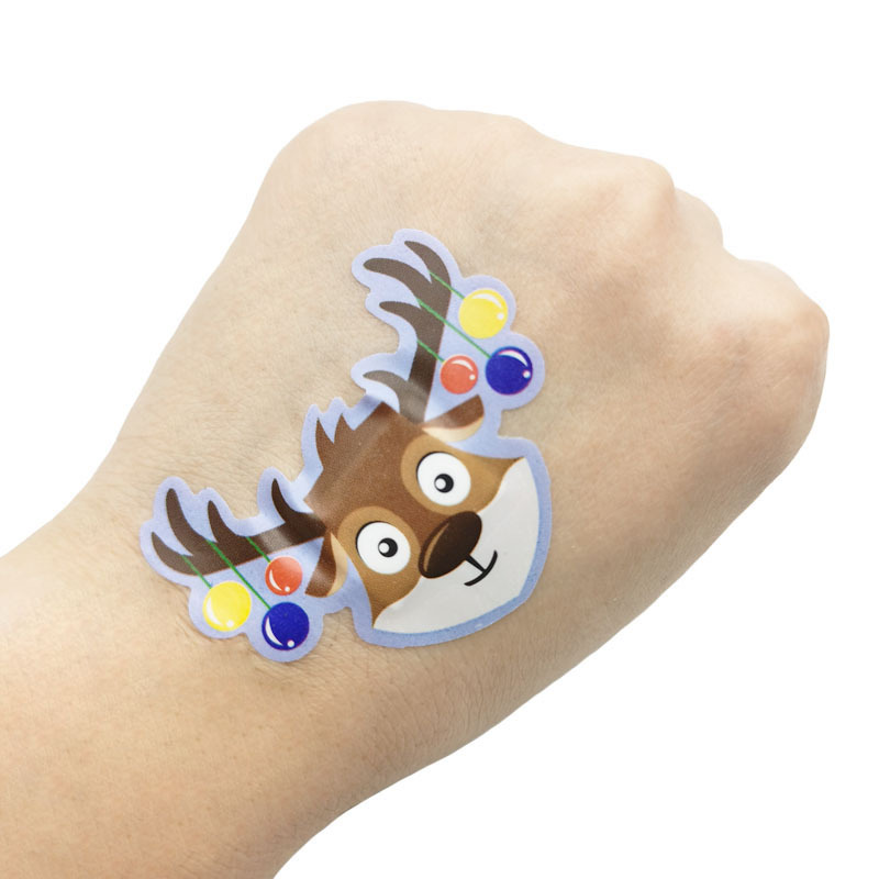 10pcs Padrão Aleatório Kawaii Animal Band Aid para Crianças Crianças Patches de Hemostasia Dos Desenhos Animados Ferida Gesso Bandagens Impermeáveis