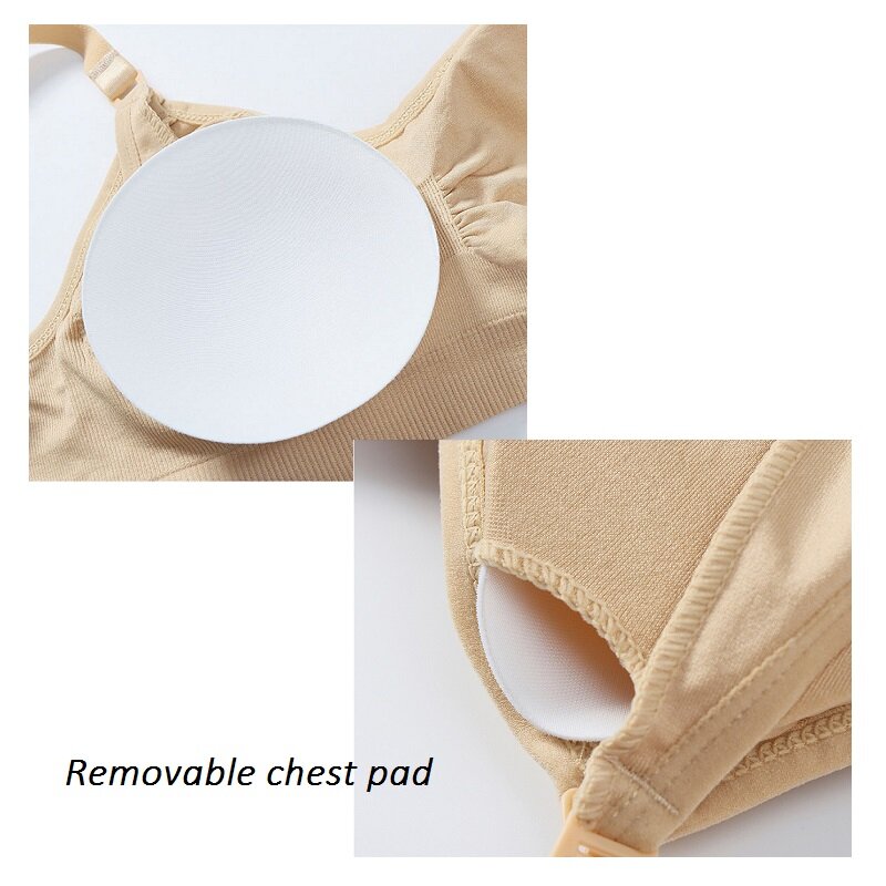 Adjustable Seamless Plus Size Nursing Bra Breathable Women Breastfeeding Bra High Quality Underwear Maternity Clothes Push Up