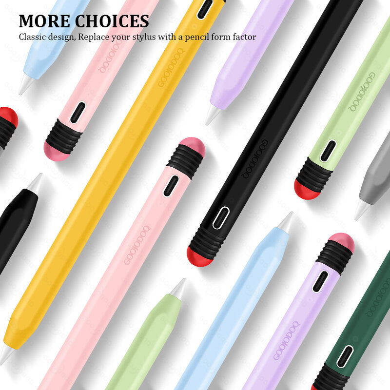 สำหรับ Apple Pencil 2 1 iPad ดินสอ, ปากกาสไตลัสบลูทูธ goojodoq สำหรับ iPad PEN Pro 11 12 9 Air 4 Air 5 2018-2023สำหรับ Apple Pencil