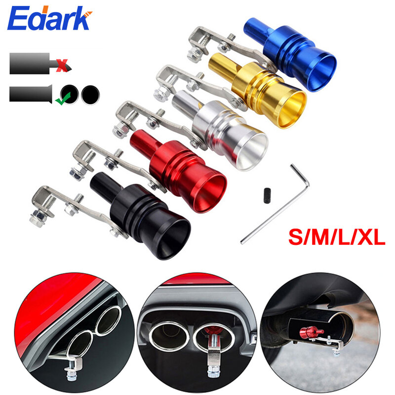 S/M/L/XL Vehicle Refit Device Exhaust Pipe Turbo Sound Whistle Car