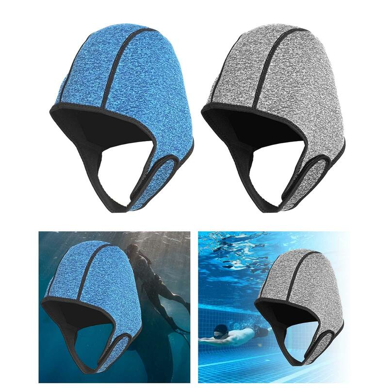 Неопреновый капюшон 2 мм, водонепроницаемый защитный капюшон для подводного плавания, сохраняющий тепло, удобный капюшон для подводного плавания для мужчин и женщин, для зимнего плавания на каноэ, серфинга