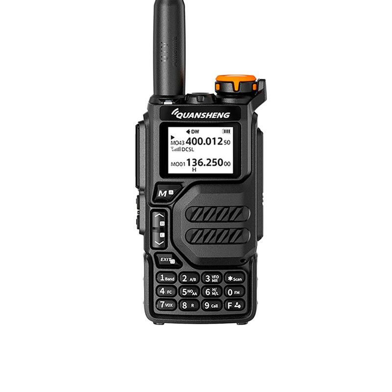 Uvk5 радио открытый Walkie Talkies интерактивные 200 каналов памяти черный микрофон динамик профессиональный портативный двухдиапазонный радио