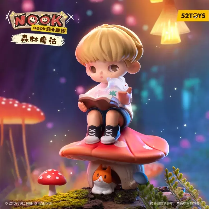 Boîte mystère de la série Nook Little World, figurines d'anime d'action, modèle Kawaii, Caja ata steriosa, figurine aléatoire, 52 jouets