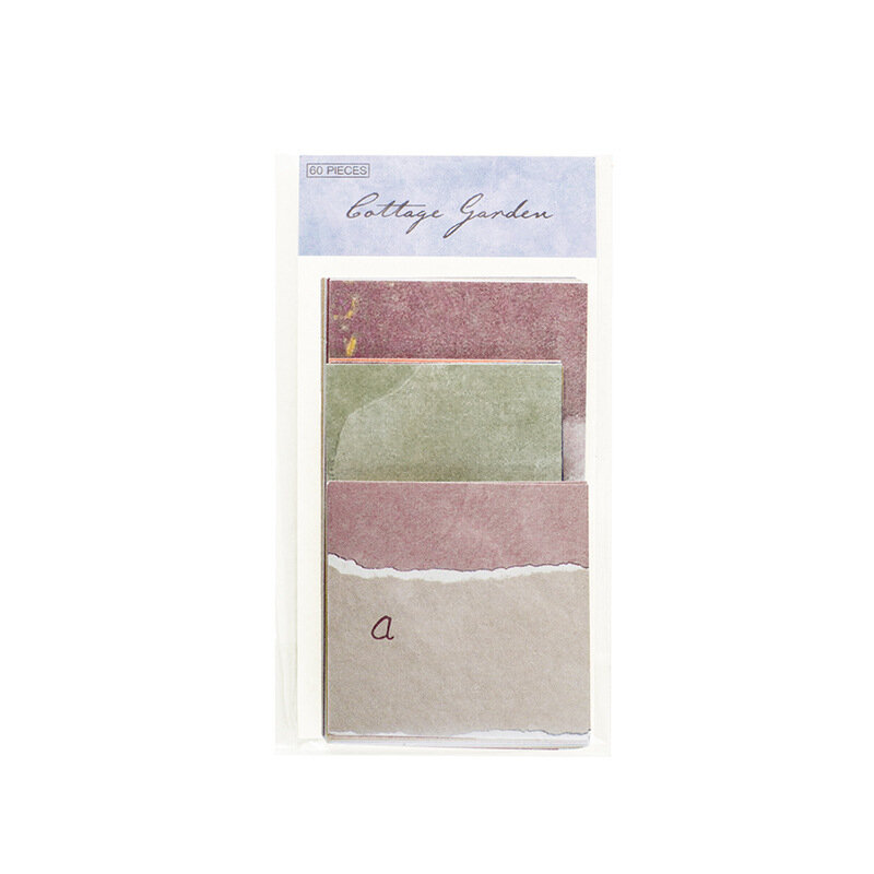60แผ่นกระดาษ Vintage Collage Scrapbooking Card ทำ Journaling พิเศษ DIY Retro Garden Series Ledger ตกแต่ง