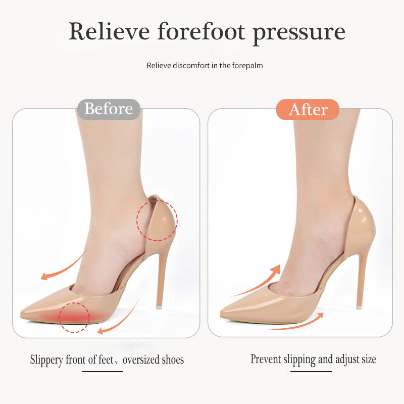 แผ่นรองส้นใหม่สำหรับป้องกันส้นเท้าฉีกขาดและสึกหรอขนาดรองเท้าปรับได้แผ่นรองส้นสูง