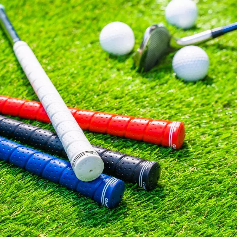 TPE Material Padrão Golf Club Grips, Wrap Golf Grip, Proteção Ambiental, 4 Cores, Frete Grátis, Novo, 10 Pcs/Lot