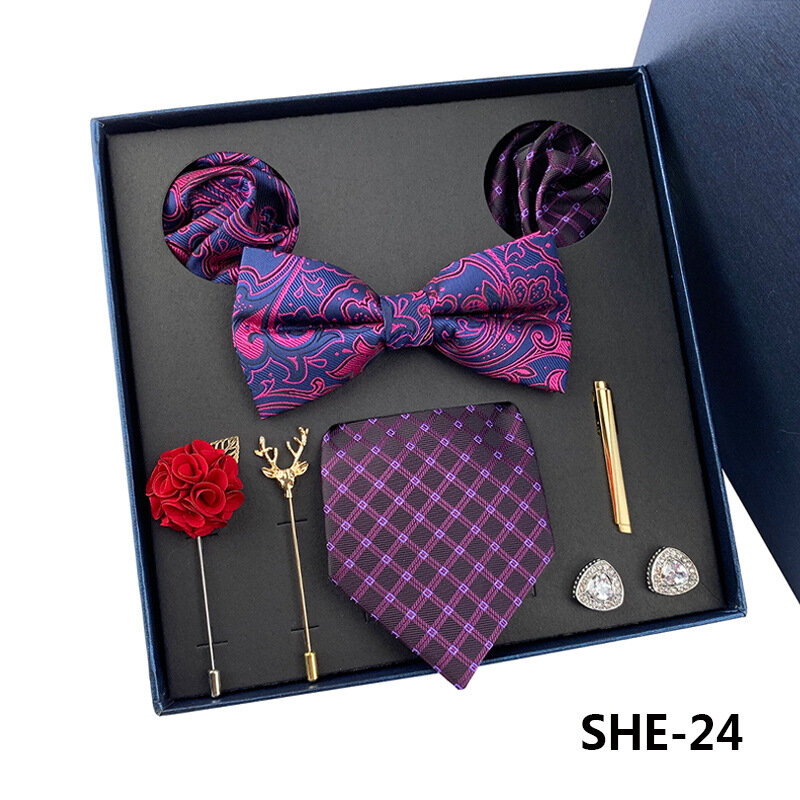 Новинка, мужской галстук-бабочка, карманный шарф, нагрудная игла, мужские деловые манжеты, деловые, деловые, для выпускного