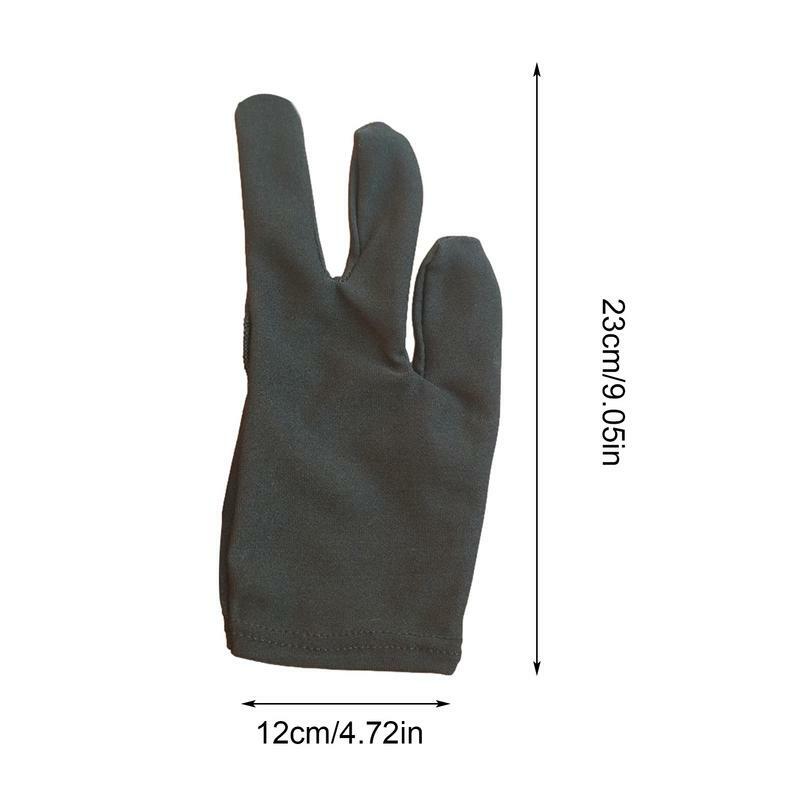 3 Finger Billiard Gloves 20PCS Breathable Billiard Gloves With 3 Finger Design Snooker Gloves For Men And Women Billiard