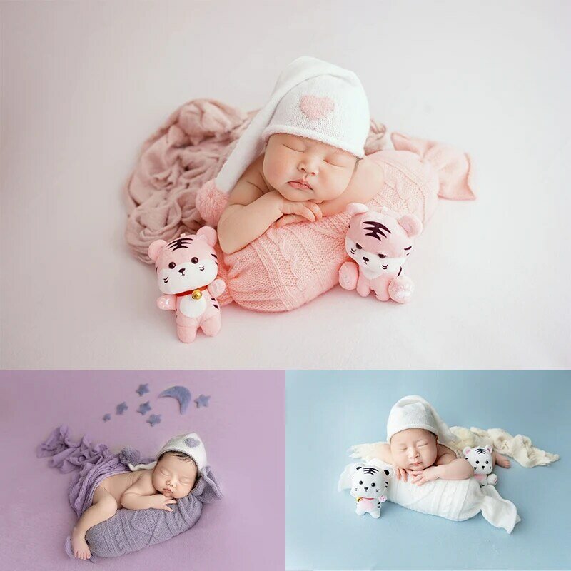 Candy Pillow para fotografia recém-nascida, travesseiro posando, estilo creme, suporte infantil afago, tiro em estúdio, adereços fotográficos