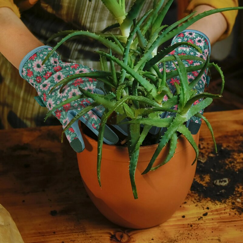 1 para rękawice ogrodowe do odchwaszczania pracy kopania rękawice ogrodowe do sadzenia dla kobiet lekki oddychający ekran dotykowy