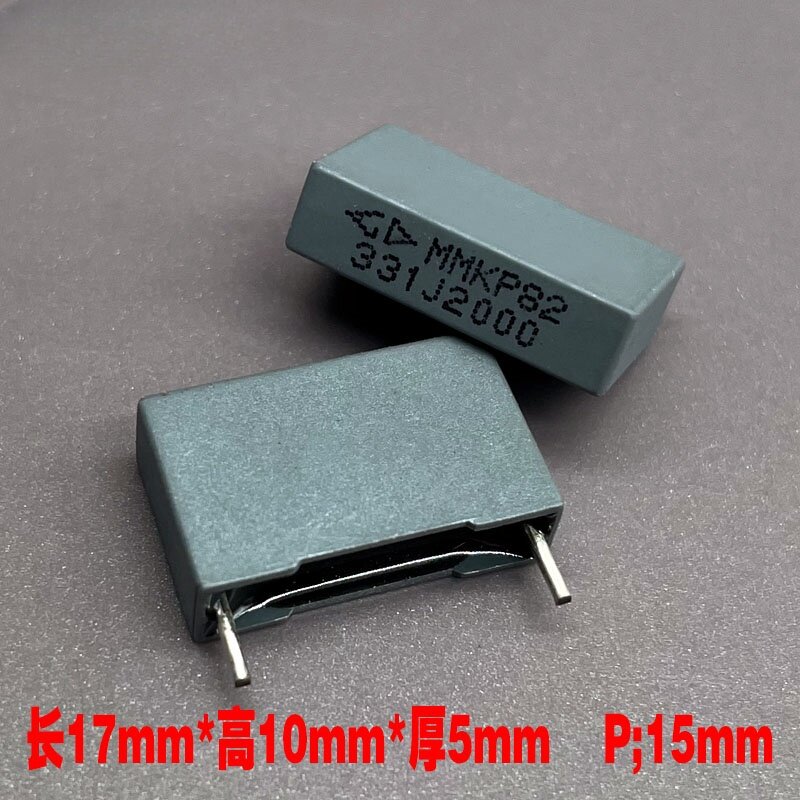 10PCS FARA Xiamen Fara MKP 331 330pf 2000v 2kv copper pin safety film capacitor P15
