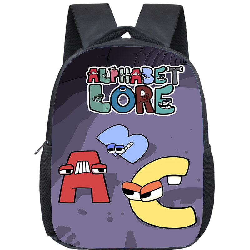Zabawny plecak z alfabetem dla dzieci plecak na książki dla dzieci plecak dla dzieci plecak szkolny dla chłopców