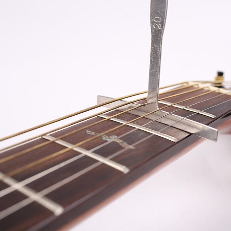 Medidor radio Universal para guitarra, herramienta Luthiers, regla en forma T, 9 Uds.