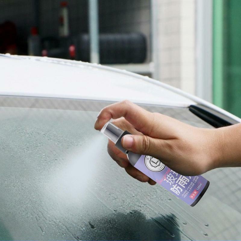 Agent anti-buée pour vitres de voiture, nettoyant anti-pluie pour pare-brise, intérieur de voiture, 120ml