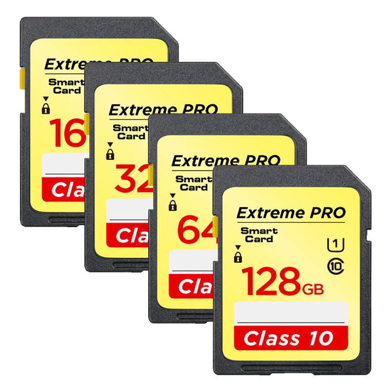 Tarjeta de memoria SD de 32GB, 16GB, 8GB, 128gb, SDHC, SD de 64GB, SDXC, Flash para cámara Digital, videocámara DV, gran oferta