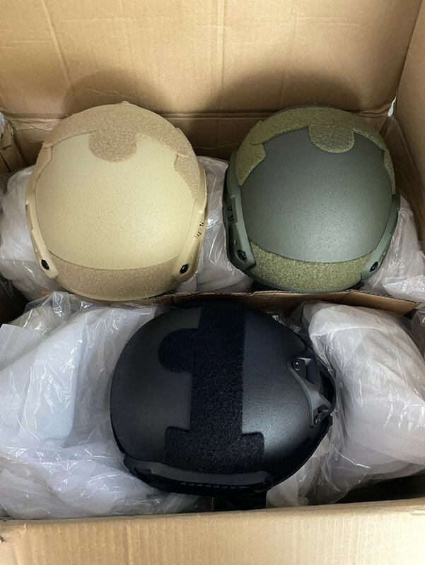 Capacete tático rápido para Airsoft Paintball, capacetes de combate, esportes ao ar livre, equipamento protetor de cabeça, MH PJ Casco