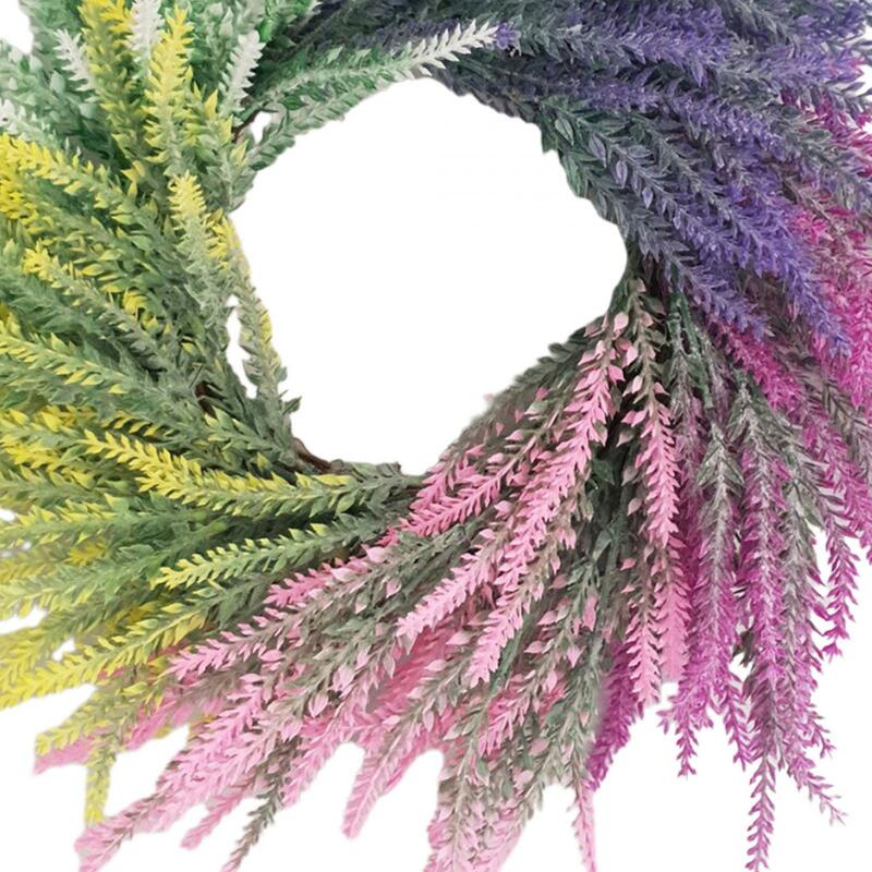 Spring Wreath Colorful Artificial Wreath for Window Wedding Housewarming