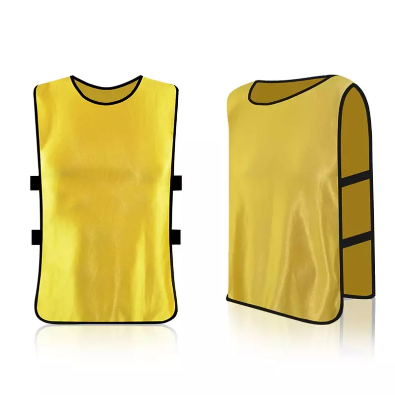 Chaleco de fútbol de alta calidad para adultos, camisetas de poliéster para entrenamiento de fútbol, de talla grande