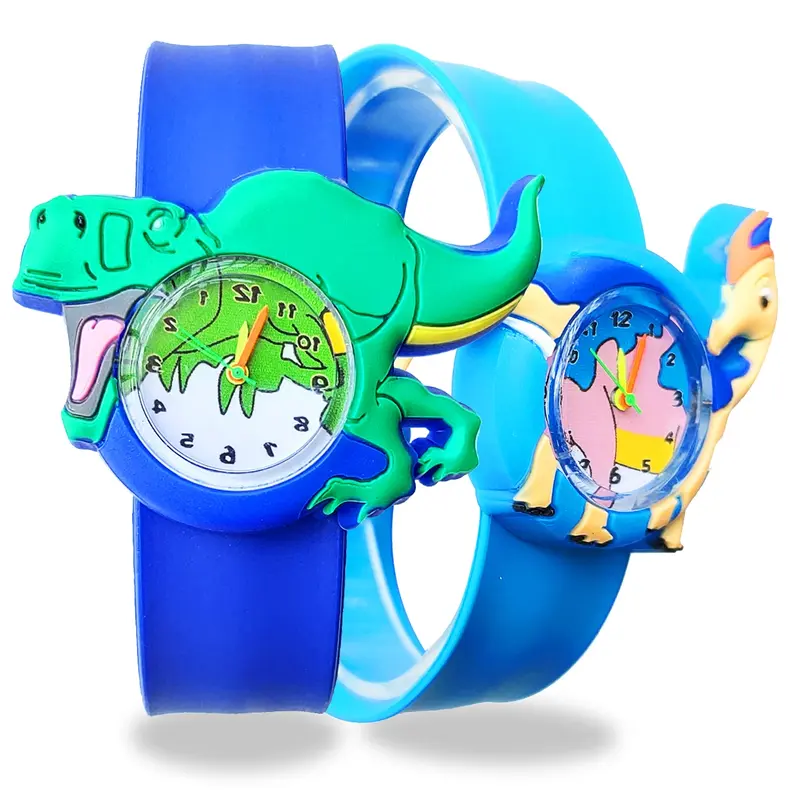 Śliczne Panda dinozaur zegarek dla dzieci prezent urodzinowy chłopcy dziewczęta zegar 3D jednorożec zegarek 1-13 lat zegarek kwarcowy dla dzieci zabawki dla dzieci