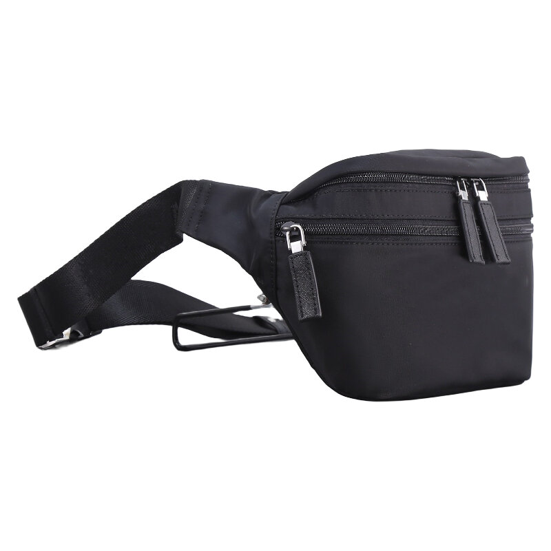 Black series luxury retro classic men's waist bag handbag