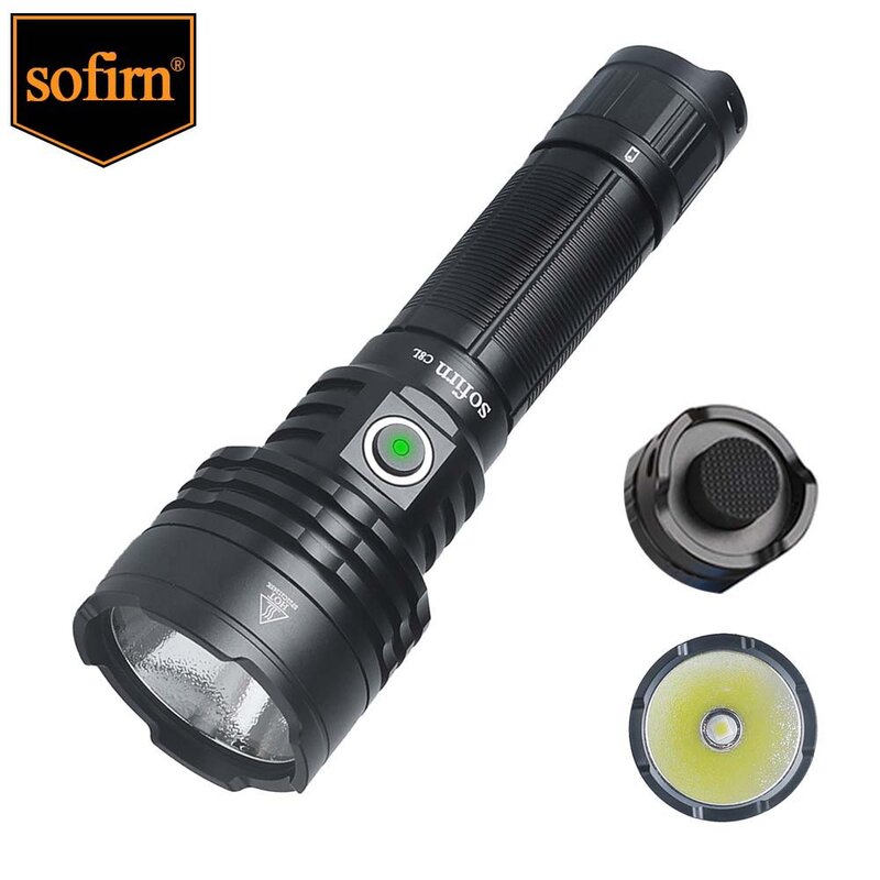 Sofirn C8L 21700 3100lm Flashlight Powerful Tactical  USB-C Rechargeable XHP50D HI LED Torch EDC Outdoor Hunting Lantern