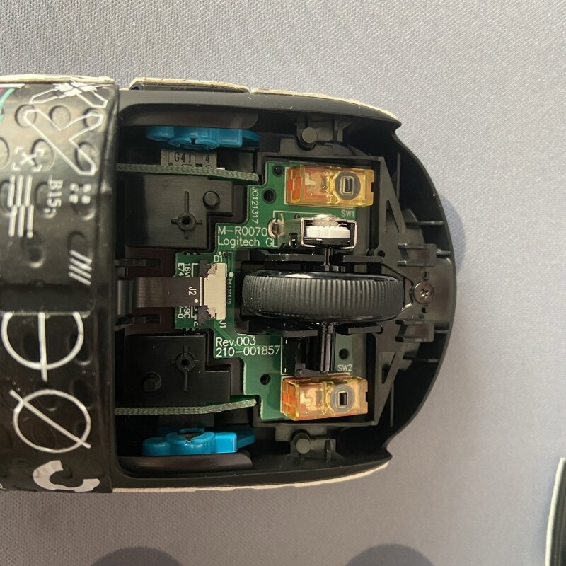 896f para logitech g pro sem fio gaming mouse placa-mãe superior micro interruptor botão