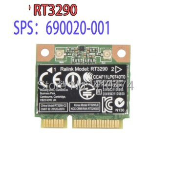 สำหรับ Ralink RT3290 Half MINI PCI-E WIFI การ์ดบลูทูธ4.0สำหรับ HP 655 650 CQ58 M4 M6 4445S DV4 g4 G6 G7 SPS:690020-001