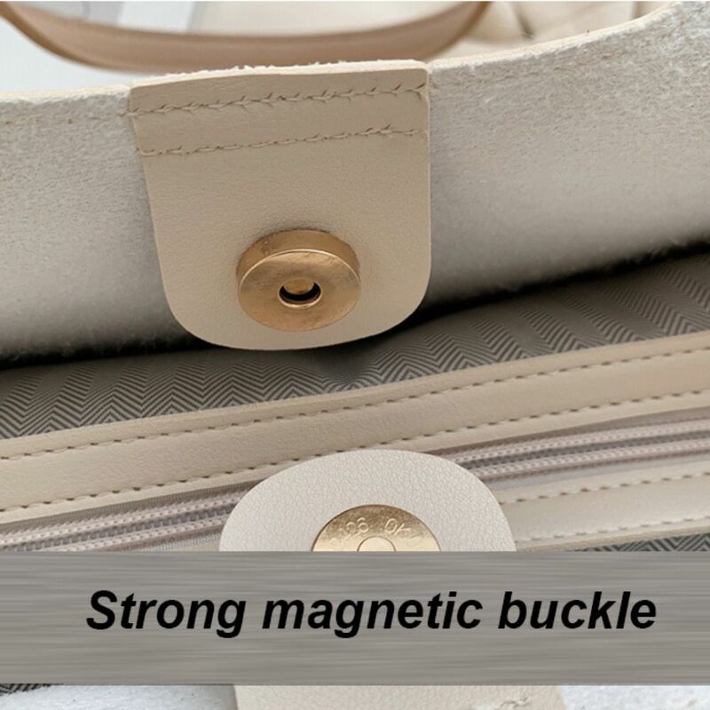 Large Capacity Shoulder Bag Colorful Cute Durable Handbag Shoulder Girdle With Bear Tote Bag Travel