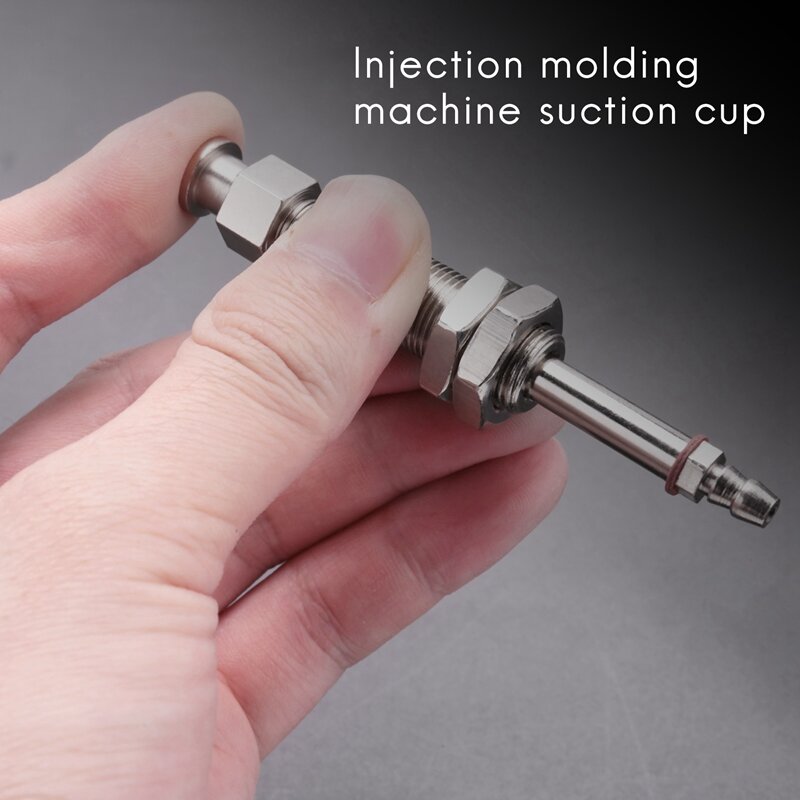2X 86Mm Suction Cup Bracket Hexagonal Bushing Thread Vacuum Cup Liquid Level Compensator Injection Molding Machine Parts