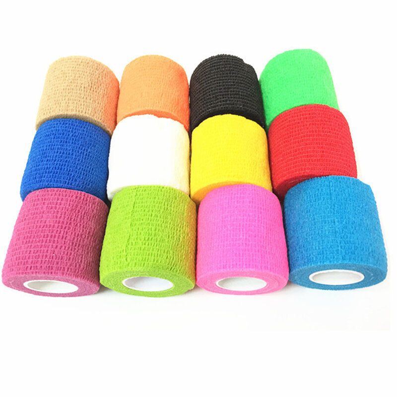 1 rotolo benda elastica autoadesiva Elastoplast Sports Wrap Tape bende protettive per la pelle benda per medicazione per ferite benda di pronto soccorso
