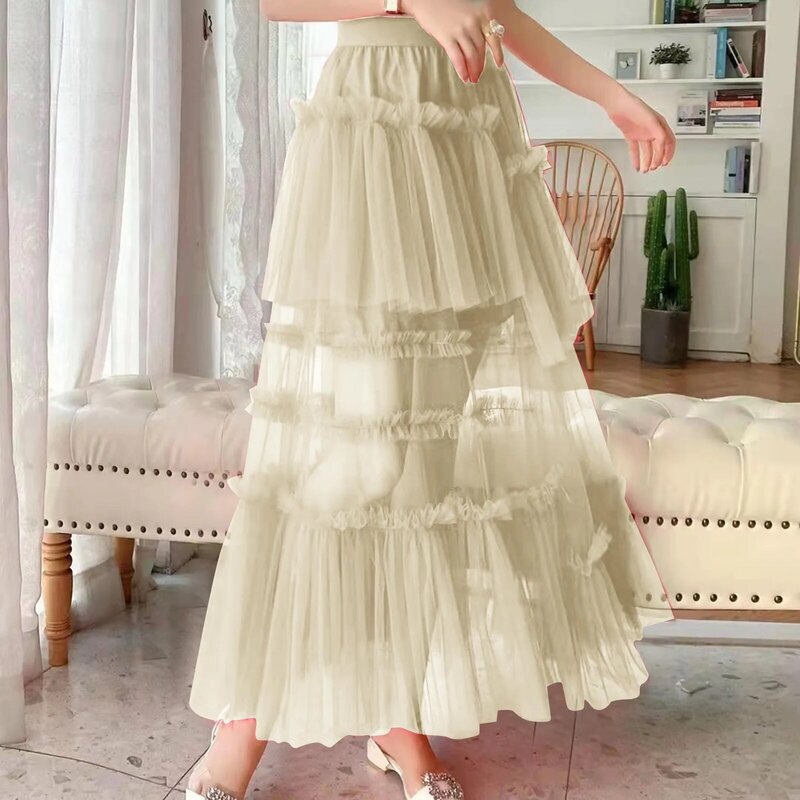 2023 Женская длинная Осенняя юбка, элегантный коктейльный костюм с высокой талией, юбка-клеш для свадьбы, женский купальный костюм с юбкой