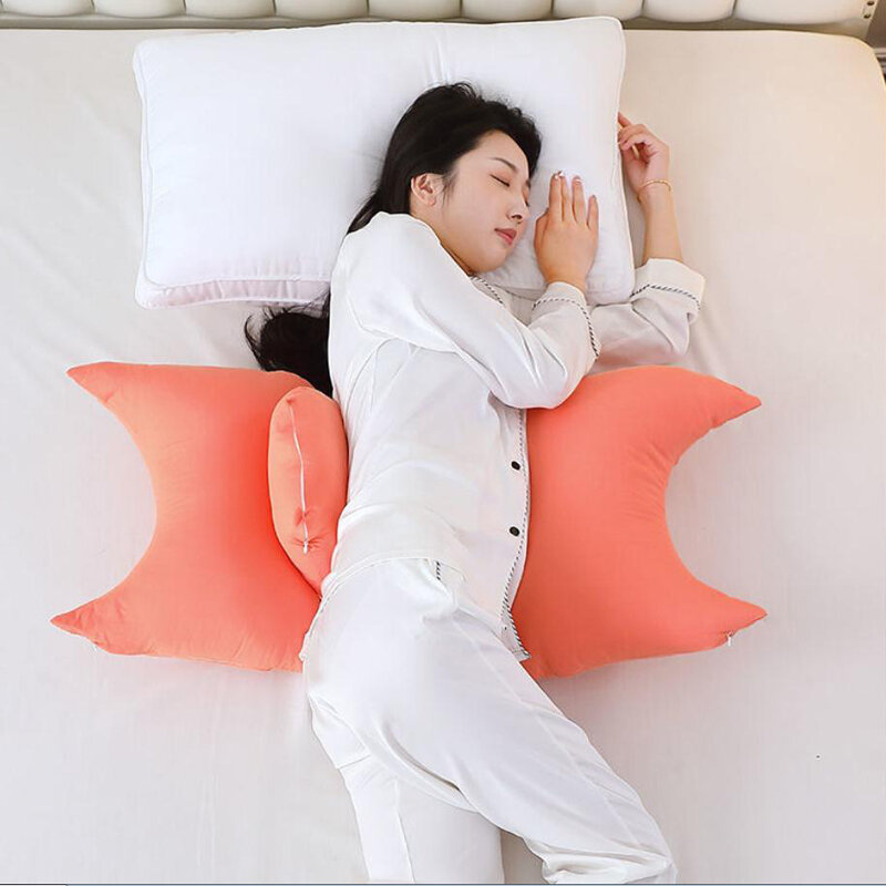 Pas wspierający dla kobiet w ciąży poduszka z czystej bawełny boczna poduszka do spania regulowana poduszka do karmienia brzucha