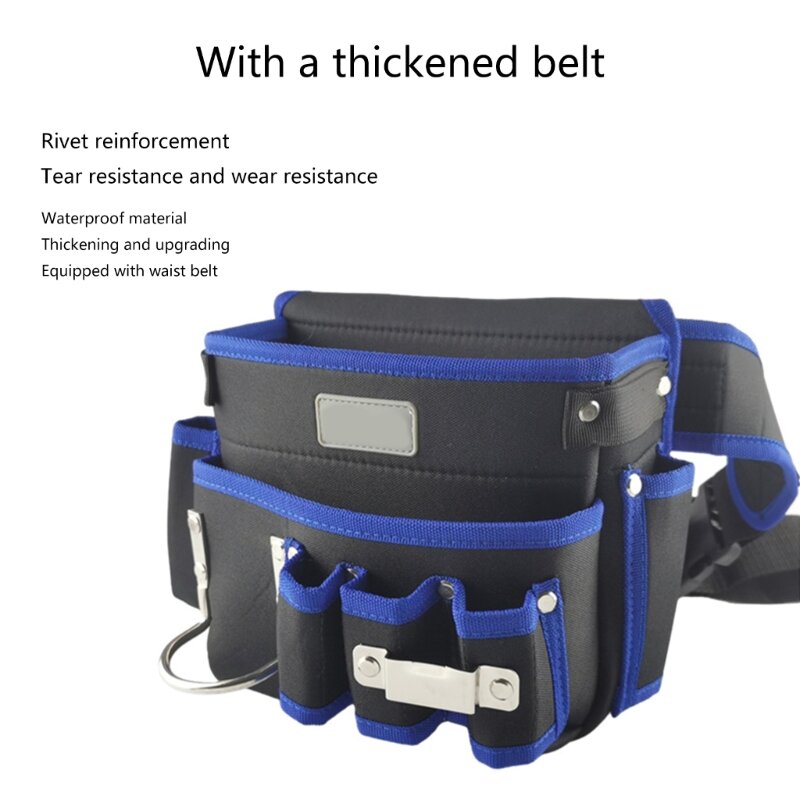 Comfortable & Practical Woodworker Waist Bag Adjustable Tool Versatile Utility Belt for Easy Carrying Organizing Dropship
