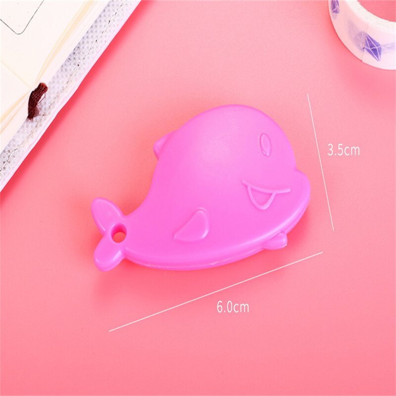Cute Mini Utility Knife Whale Shape Child Utility Knife Stationery Letter Opener Paper Cutter Craft Knife With Key Chain Hole