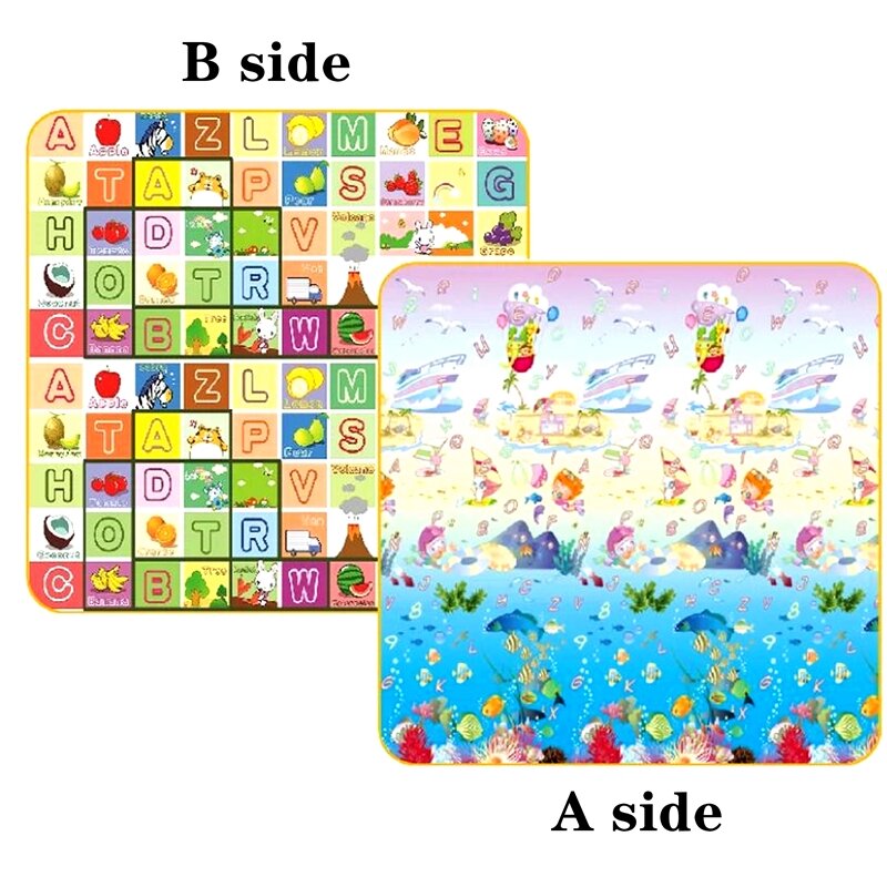 1cm/0.5cm Thicken EPE Baby Play Mat Toys for Children Rug Whole Playmat Developing Mat Room Crawling Pad Safety Baby Carpet Gift