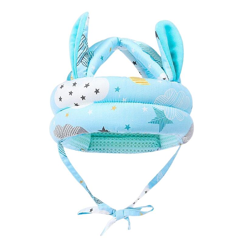 아기 유아 모자 충돌 방지 보호 모자, 아기 안전 헬멧, 부드럽고 편안한 머리 보안 및 보호 조절 가능