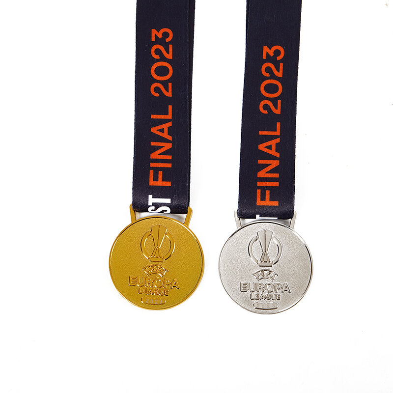 Die Europa League Champions Medaille Metall medaille Replik Medaillen Goldmedaille Fußball Souvenirs Fans Sammlung
