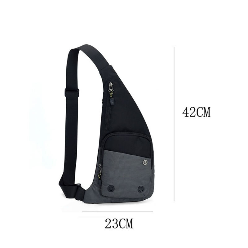 Men's Cross Bag Nylon Waterproof Casual Couple Shoulder Chest Bag Sport Running Cycling Travel Shopping Phone Pouch Dropshipping
