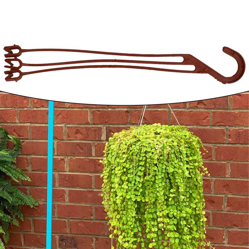 25 Stück Garten Kleiderbügel hängen Outdoor-Töpfe Wind Glockenspiel Kunststoff Blume im Freien Körbe Pflanzen Ketten Haken