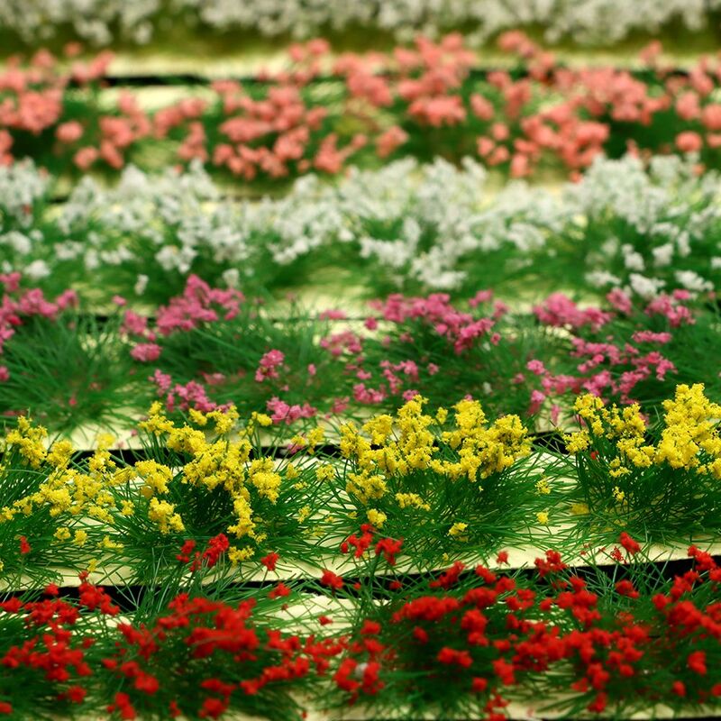 9*1*0.6cm Model pemandangan statis meja pasir Tufts lanskap Wargame miniatur taman dekorasi rangkaian bunga