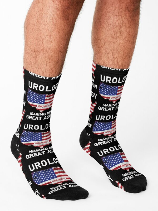 Chaussettes UroTravelling Executive Men, Great Again, Urologists USA Feel Gift Ideas for Urologist Professionals, UroTravelling Doctors, Nurses and Teachers