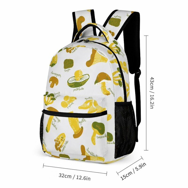 Personalizado impresso Cartoon legumes mochila sacos escolares Cartoon escola crianças mochila leve grande capacidade