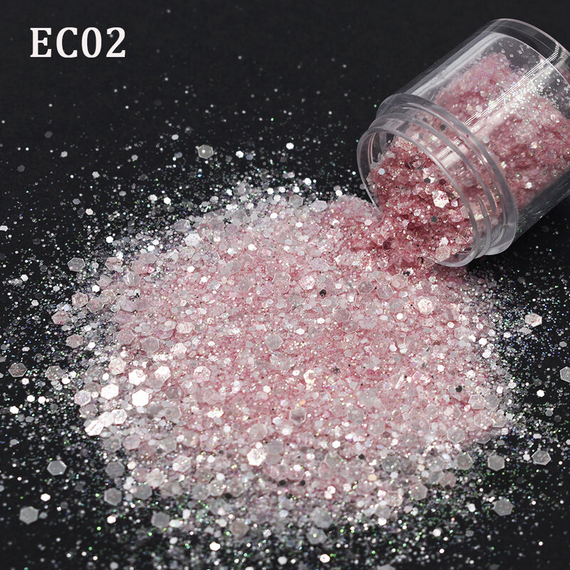 20 그램/가방 (High) 저 (Sparkle 두툼한 Mixes 반짝이 무지개 Opal Clear Glitter 네일 Art 장식 용품 액세서리