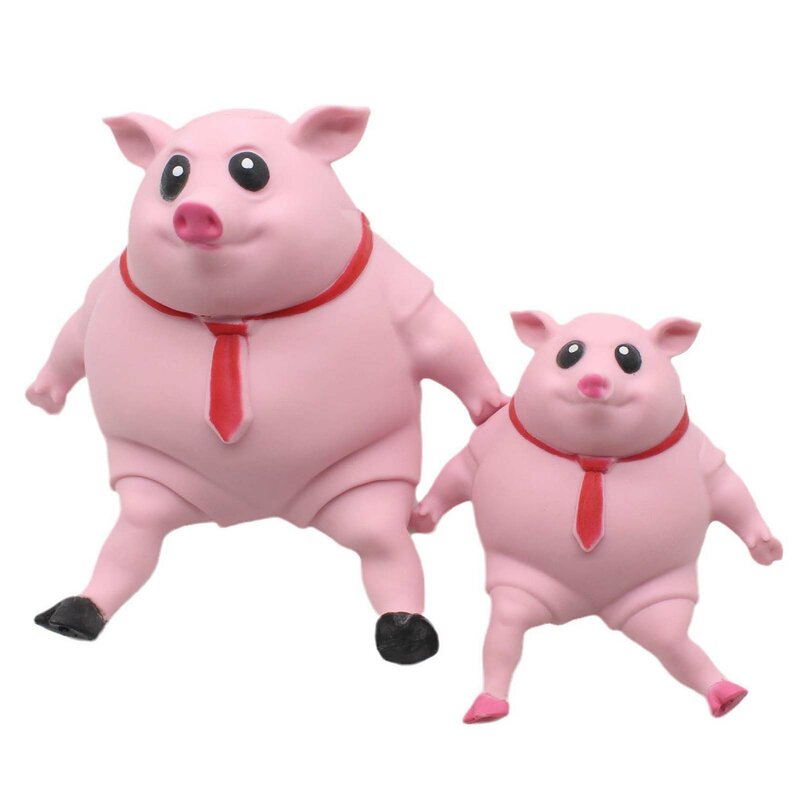 Juguetes antiestrés divertidos de cerdo rosa para niños y adultos, antiansiedad, alivio del estrés, juguetes sensoriales