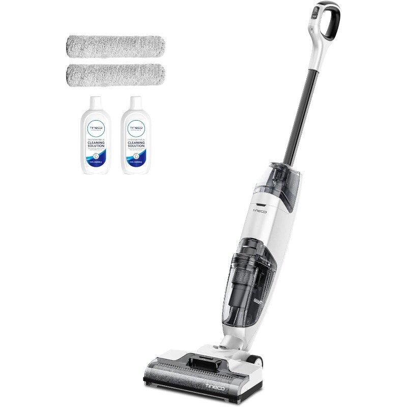 Tineco iFLOOR 2 Complete Cordless Wet Dry Vacuum Floor Cleaner and Mop, One-Step Cleaning for Hard Floors