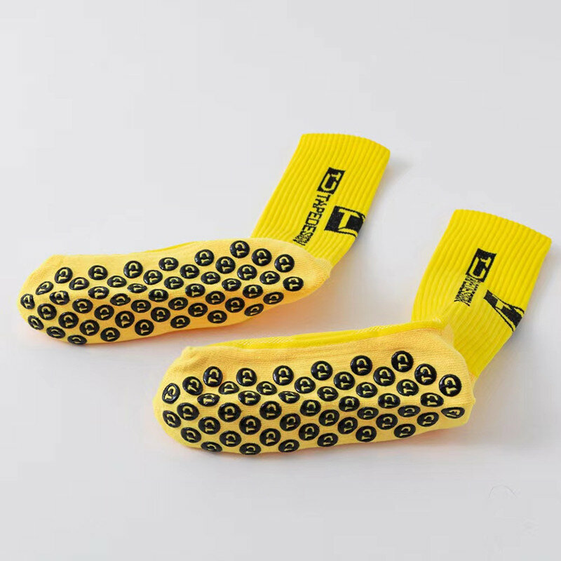 Нескользящие футбольные носки для мужчин и женщин, нескользящие спортивные носки для футбола, баскетбола, тенниса, с захватом, велосипедные носки для верховой езды, 38-45, новинка, 2022
